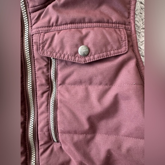 CARHARTT Women’s Reversible Sherpa Lined Vest - Picture 12 of 13